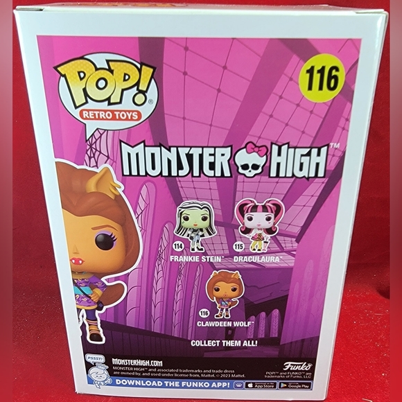Clawdeen wolf funko # 116 (nib) - Picture 7 of 7